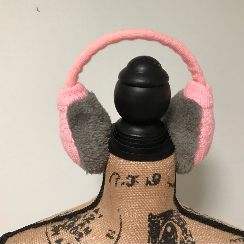 Earmuffs Pink & Gray